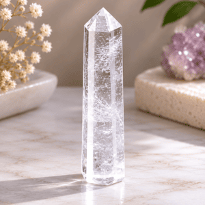 Clear Quartz Tower