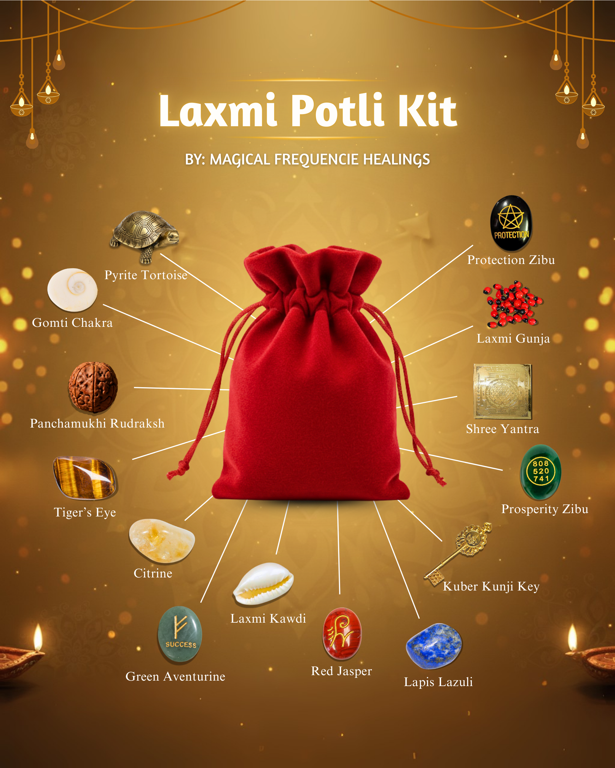Laxmi Potli Kit – Prosperity, Stability & Sacred Abundance