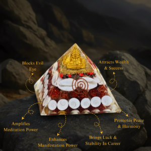 Laxmi Shri Yantra Pyramid – Prosperity Focus & Sacred Energy Balance