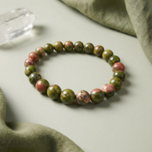 Unakite Bracelet – Emotional Balance & Heart Healing
