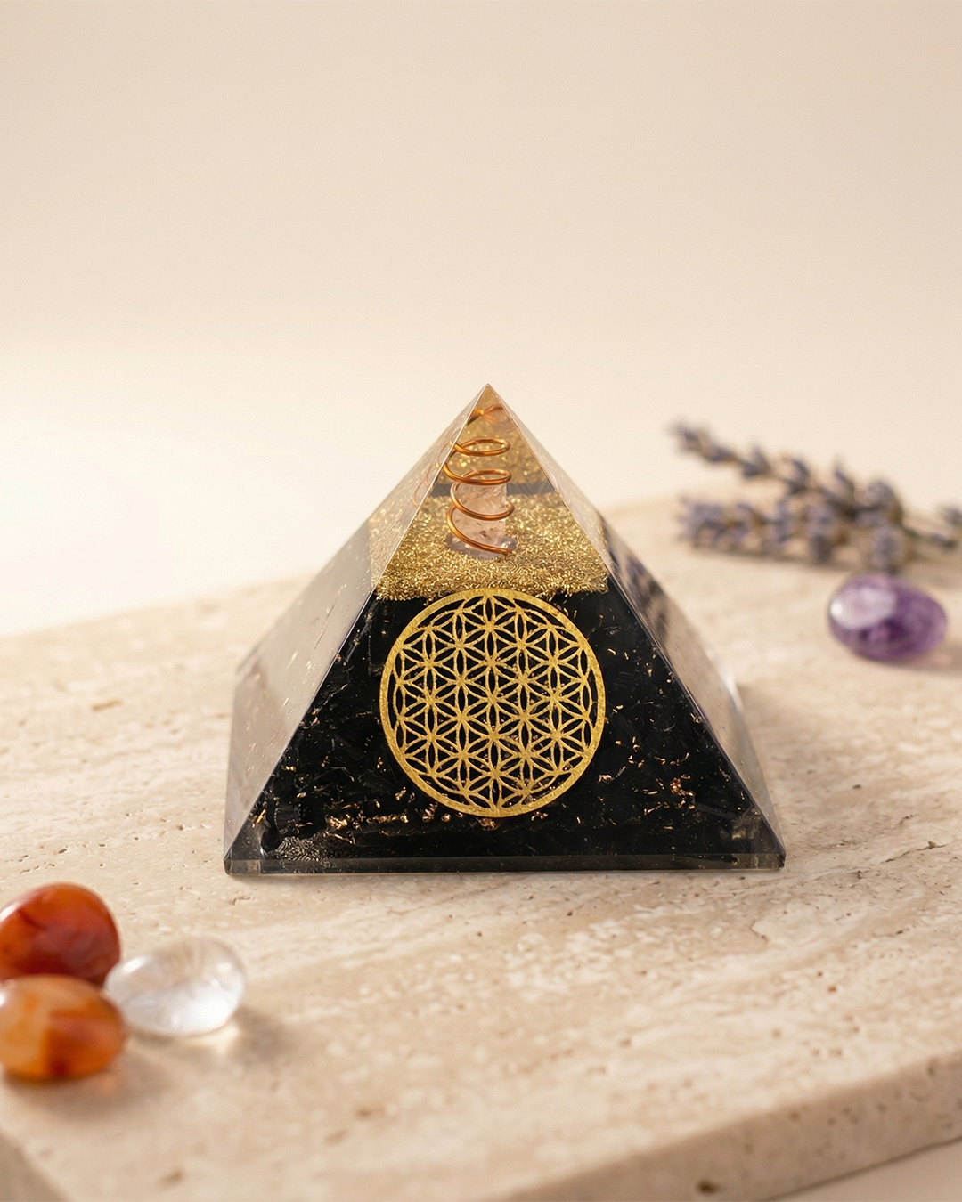 Black Tourmaline Pyramid