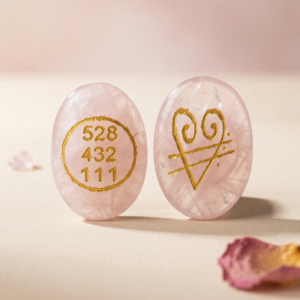 Rose Quartz Zibu Love Coin