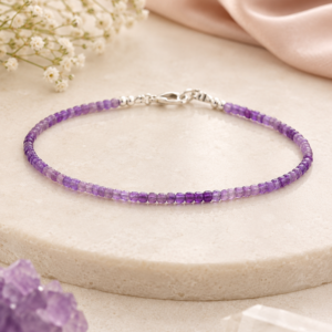 Amethyst Anklet