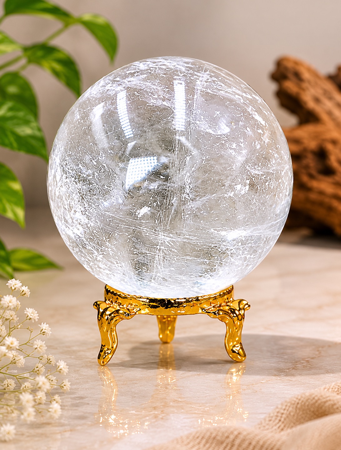 Clear Quartz Sphere