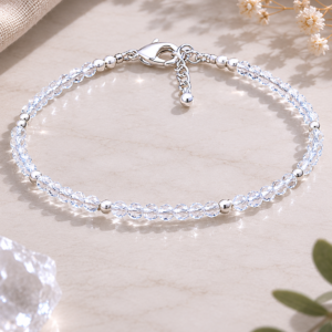 Clear Quartz Anklet