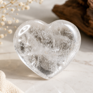 Clear Quartz Heart