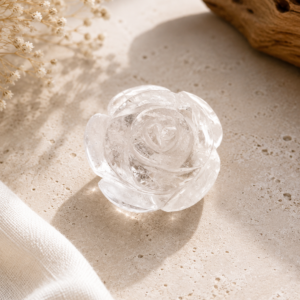 Clear Quartz Rose